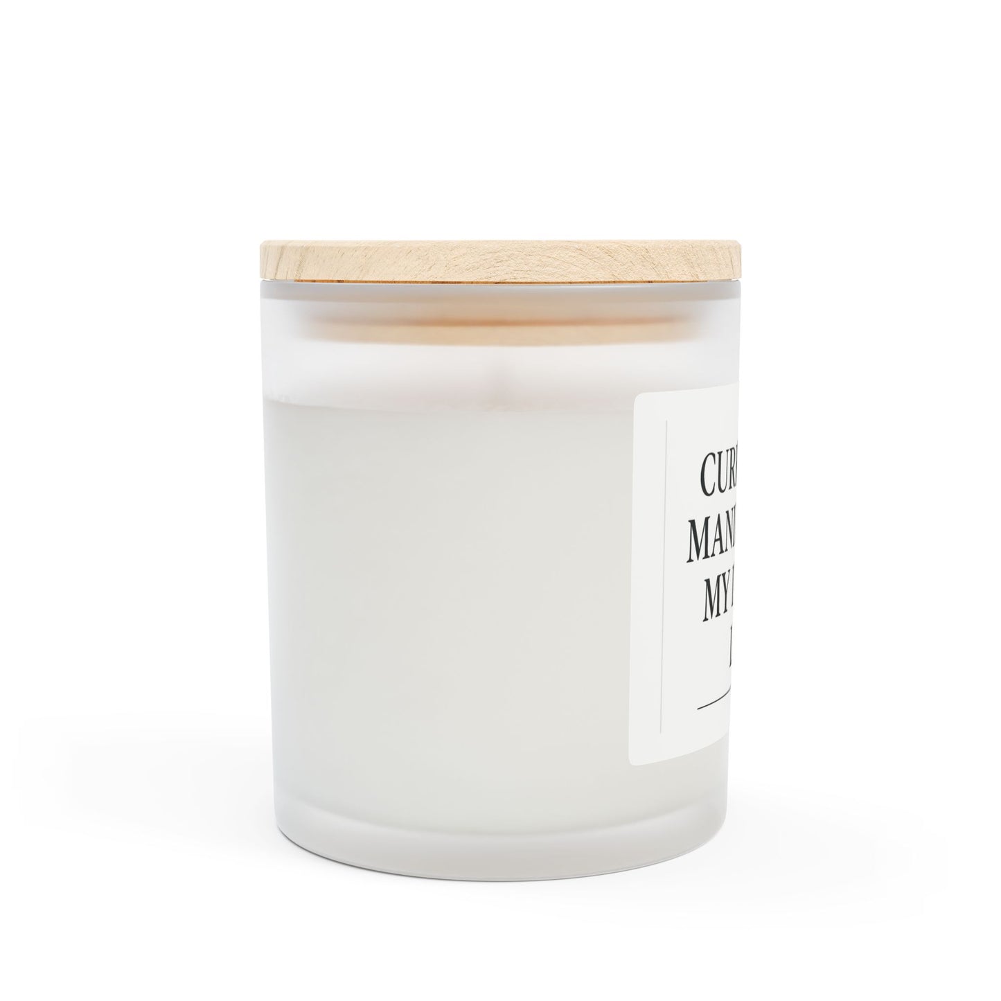 Manifestation Candle - 11oz Frosted Glass, Magical Home Decor, Self-Care Gift, Mindfulness Item, Spiritual Candle, Aromatherapy