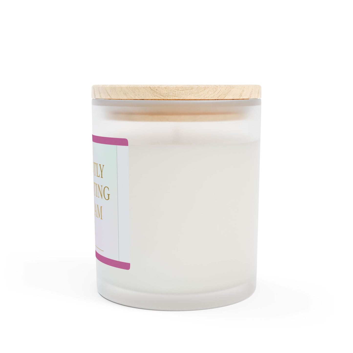 Manifesting Dreams Candle | Frosted Glass Home Decor | Self-Care, Gifts for Her, Positive Vibes, Relaxation
